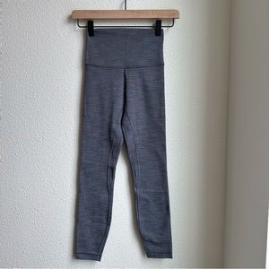 Lululemon Align High-Rise Pant 25" Mini Heathered Herringbone Size 2